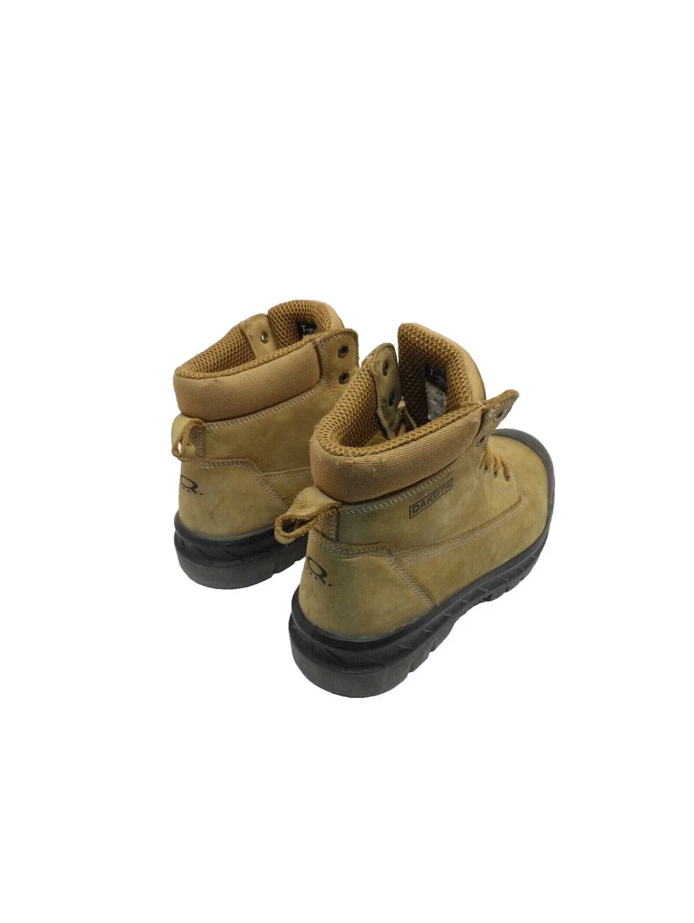 Dakota Men's 6'' 6518 Steel Toe Steel Plate Safety Work Boots Tan Size 12M